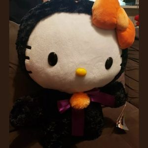 2019 Halloween Hello Kitty Plush Black Cat Greeter